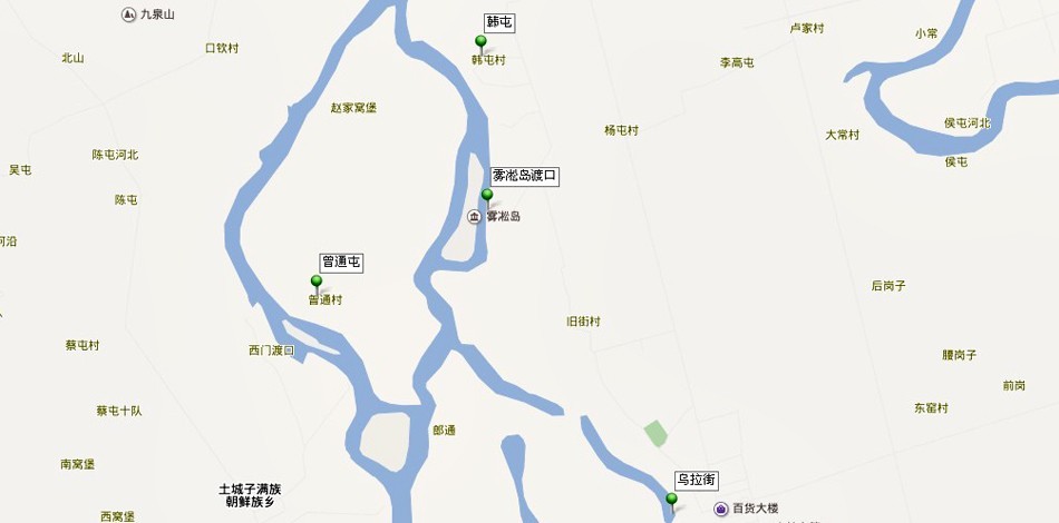 吉林省主要河流分布图分享展示